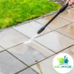 Mycie kostki brukowej myjką ciśnieniową przez ABC Mycie